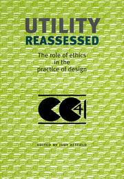 Cover of: Utility Reassessed by Judy Attfield, Judy Attfield