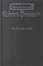 Cover of: Robert Bresson