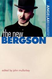 Cover of: The New Bergson (Angelaki Humanities)