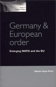 Cover of: Germany and European Order by Adrian Hyde-Price