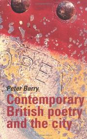 Cover of: Contemporary British Poetry and the City