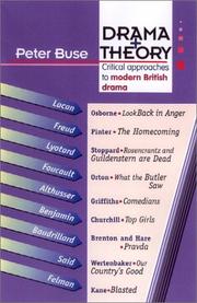 Cover of: Drama + theory: critical approaches to modern British drama