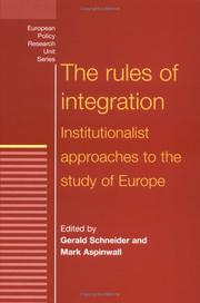 Cover of: The Rules of Integration by 