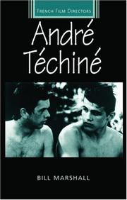 Cover of: Andre Techine (French Film Directors)