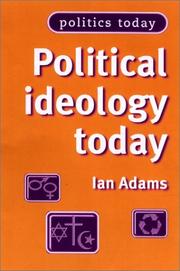 Cover of: Political Ideology Today (Politics Today)