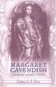 Cover of: Margaret Cavendish: gender, genre, exile