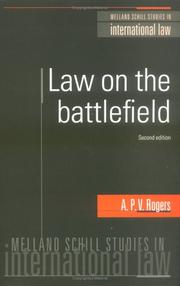 Cover of: Law on the Battlefield