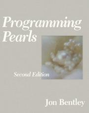 Cover of: Programming Pearls (2nd Edition) by Jon Bentley