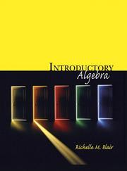 Cover of: Introductory Algebra (Blair Developmental Mathematics Series)