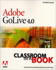 Cover of: Adobe(R) GoLive(R) 4.0 Classroom in a Book