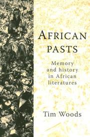 Cover of: African Pasts: Memory and History in African Literatures