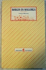 Cover of: Borges en Mallorca, 1919-1921