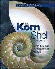 Cover of: The Korn shell by Anatole Olczak, Anatole Olczak