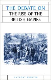 Cover of: The Debate on the Rise of British Imperialism (Issues in Historiography)
