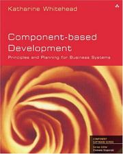 Cover of: Component-Based Development by Katharine Whitehead