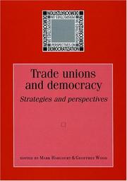 Cover of: Trade unions and democracy by Mark Harcourt and Geoffrey Wood, editors.