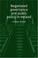 Cover of: Negotiated Governance and Public Policy in Ireland