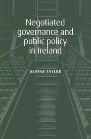 Cover of: Negotiated Governance and Public Policy in Ireland