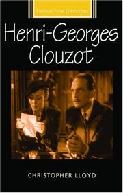 Cover of: Henri-Georges Clouzot (French Film Directors) by Christopher Lloyd