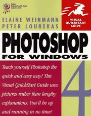 Cover of: Photoshop 4 for Windows / Elaine Weinmann, Peter Lourekas.