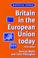 Cover of: Britain in the European Union Today