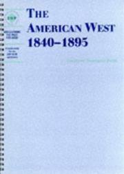 Cover of: American West: the Struggle for the Plains 1849-1895: Teacher's Resource Book (Discovering the Past for GCSE)