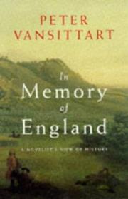 In Memory of England by Peter Vansittart