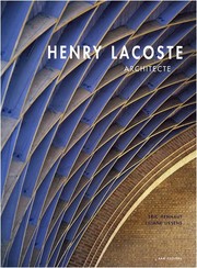 Cover of: Henry Lacoste, architecte by Eric Hennaut