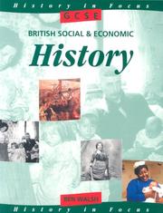 Cover of: GCSE British Social and Economic History (History in Focus)