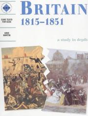 Cover of: Britain 1815-1851: Student's Book (Discovering the Past for GCSE)