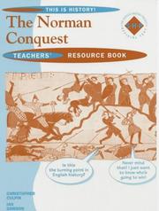 Cover of: Norman Conquest: Teacher's Resource Book: Year 7 (This Is History!)