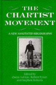Cover of: The Chartist Movement: A New Annotated Bibliography