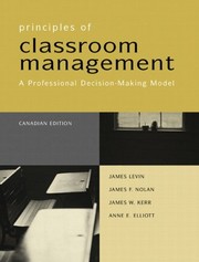 Cover of: Principles of classroom management: a professional decision-making model
