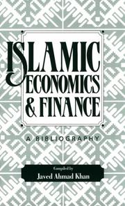 Cover of: Islamic economics and finance by Javed Ahmad Khan