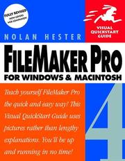 Cover of: FileMaker Pro 4 for Windows and Macintosh