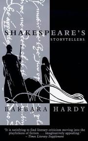 Cover of: Shakespeare's Storytellers by Barbara Nathan Hardy
