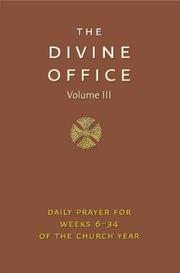 Cover of: Divine Office