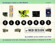 Cover of: Elements of Web design