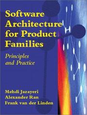 Cover of: Software Architecture for Product Families: Principles and Practice