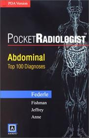 Cover of: PocketRadiologist - Abdominal: Top 100 Diagnoses, CD-ROM PDA Software - Palm OS Version (Pocketradiologist)