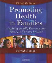 Cover of: Promoting Health in Families by Perri J. Bomar