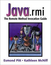 Cover of: java(TM).rmi: The Remote Method Invocation Guide