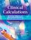 Cover of: Clinical calculations