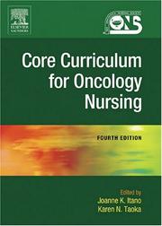 Cover of: Core curriculum for oncology nursing