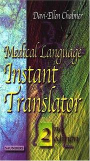 Cover of: Medical Language Instant Translator by Davi-Ellen Chabner