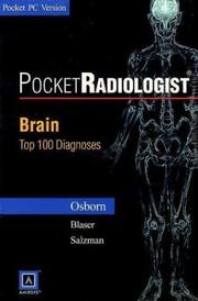 Cover of: PocketRadiologist - Brain: Top 100 Diagnoses,  CD-ROM PDA Software - Pocket PC Version (PocketRadiologist)