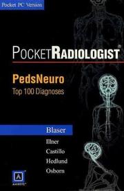 Cover of: PocketRadiologist - PedsNeuro by Susan Blaser
