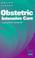 Cover of: Obstetric intensive care