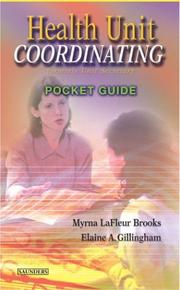 Cover of: Health Unit Coordinating Pocket Guide