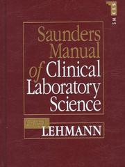 Cover of: Saunders manual of clinical laboratory science